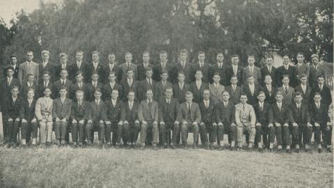 Principal, Staff and Students, Longerenong Agricultural College, Dooen, 1929