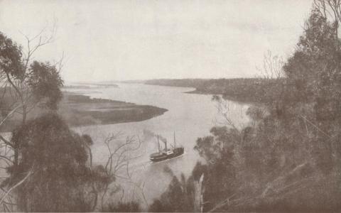 View from Jemmy's Point looking west towards Metung, 1934