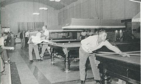 Mildura Working Man's Club, Billiard Room, 1964