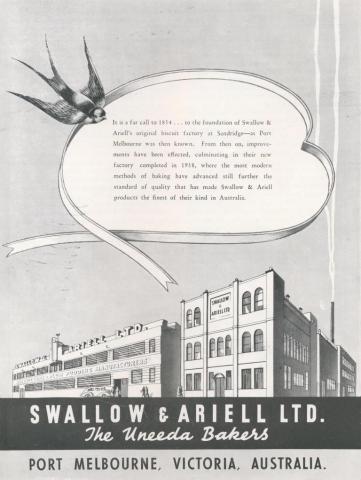 Swallow & Ariell, Port Melbourne, 1939