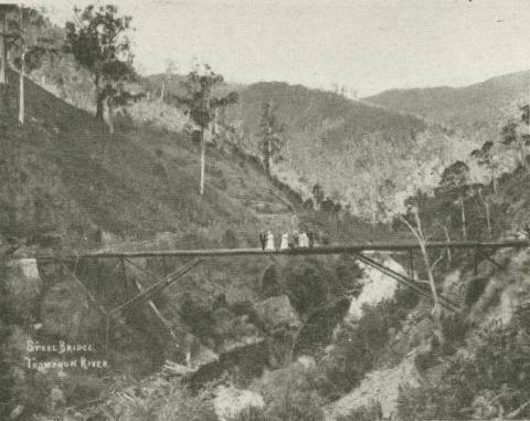 Steel Bridge, Thomson River, Walhalla, c1910