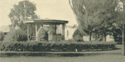 The Band Rotunda Gardens, Yallourn, 1961