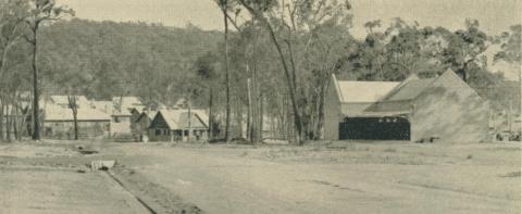 Yallourn's first store being built