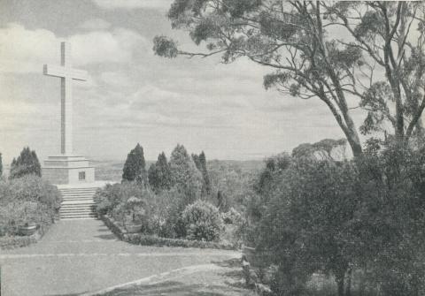 Memorial Cross, Mount Macedon, 1959