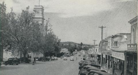 Barker Street, Castlemaine, 1959