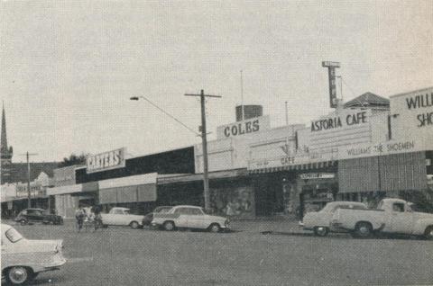 Shopping facilities, Echuca, 1961