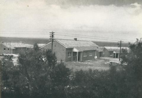 Housing Commission Estate at Warrnambool, overlooking the southern ocean, 1942