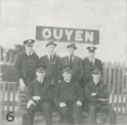 Ouyen station staff, 1927