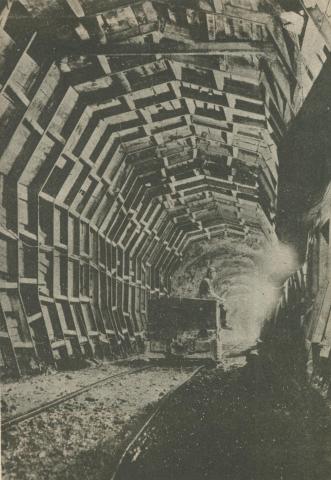 A tunnel for the Kiewa hydro scheme for electricity, 1950