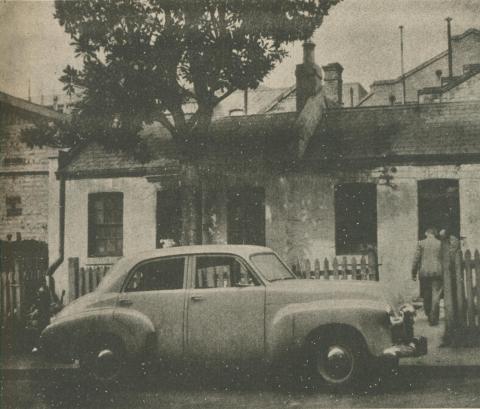 Old Cobb and Co building, Little Lonsdale Street, Melbourne, 1950