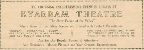 Kyabram Theatre, 1945