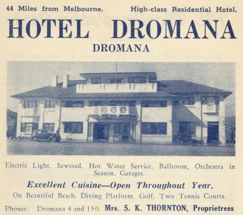 Hotel Dromana, 1949