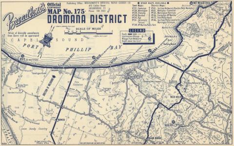 Map Dromana District, 1949