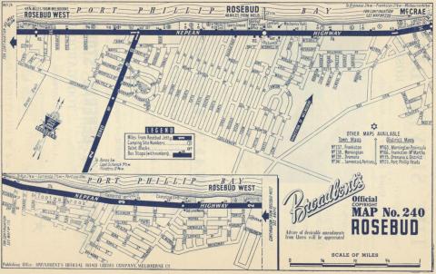 Map Rosebud, 1949