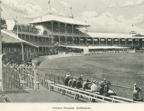 Cricket Ground, Melbourne, 1900