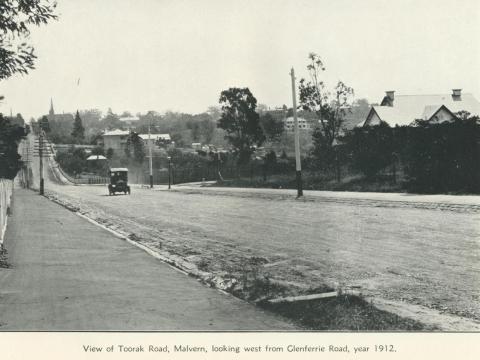 Toorak Road, Malvern, 1912