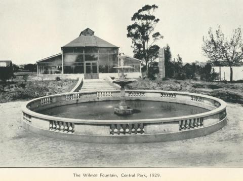 Wilmot Fountain, Central Park, 1929