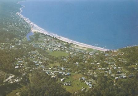 Aerial view of Lorne