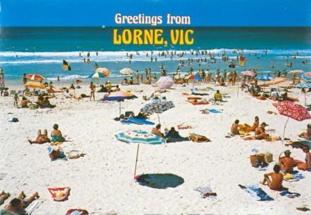 Surfing and Sunbaking, Lorne