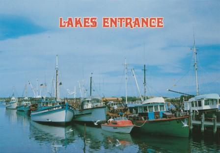 Fishing boats at Lakes Entrance