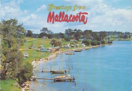 Foreshore Camp Park from Captain Stevenson's Point, Mallacoota