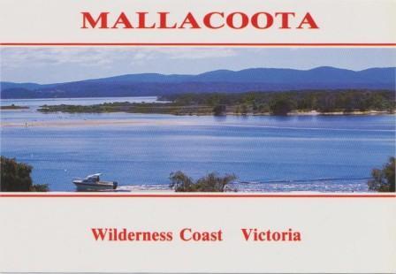 Caravan Park and foreshore reserve at Mallacoota