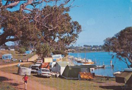 Foreshore Camp Park and Bottom Lake, Mallacoota