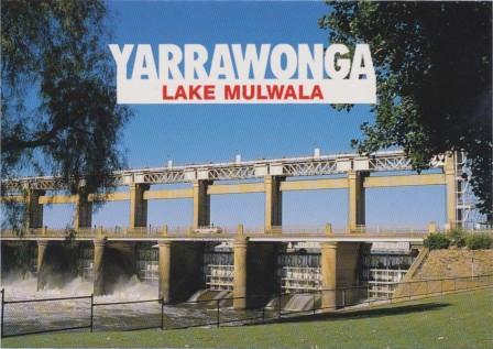 Yarrawonga Weir on the Murray River, completed in 1939