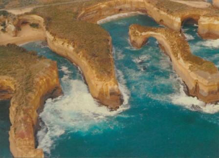 Rugged coast Lock Ard Gorge near Port Campbell