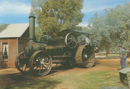 Fowlers Ploughing Engine, Pioneer Settlement, Swan Hill