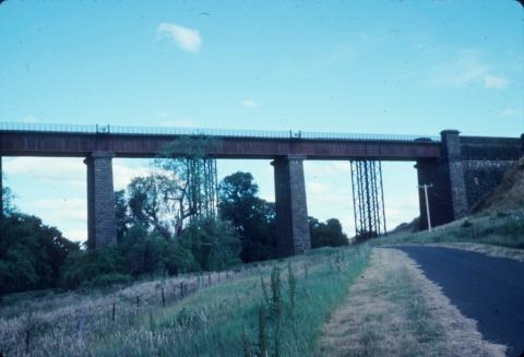 Rail bridge, Taradale, 1979