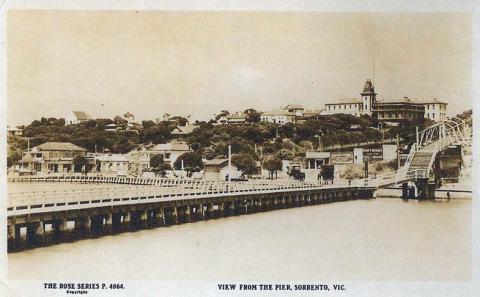 View from the pier, Sorrento, c1920