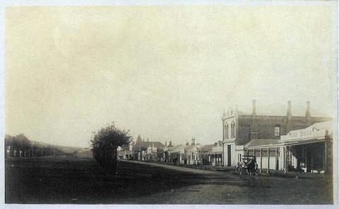 Main street stores, Terang, c1910