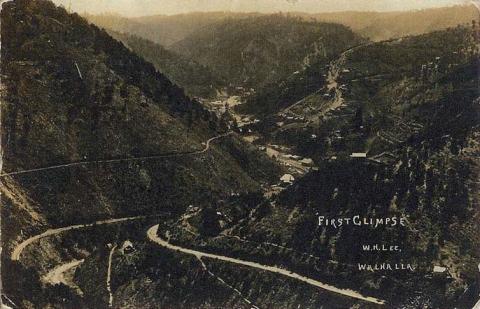 First glimpse, Walhalla, c1908