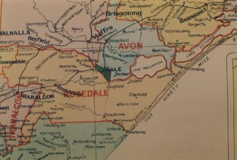 Rosedale shire map, 1924