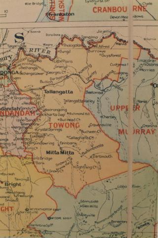 Towong shire map, 1924