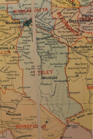 Oxley shire map, 1924