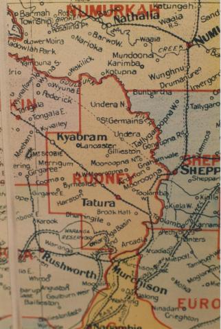 Rodney shire map, 1924