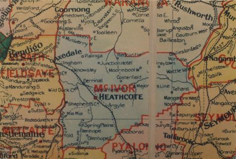 McIvor shire map, 1924