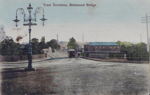 Tram Terminus, Richmond Bridge