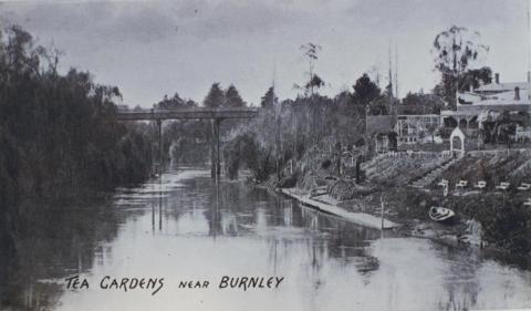 Tea Gardens near Burnley, 1912