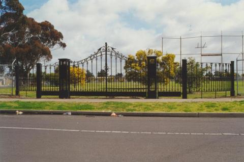 H.V. McKay Memorial Gardens, Barley Reserve, 2000