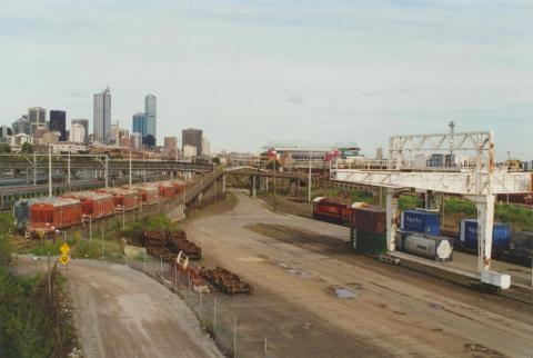 West Melbourne Rail Yards from Dynon Bridge, 2000