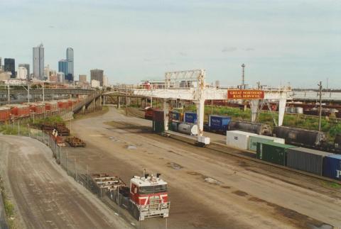 West Melbourne Rail Yards from Dynon Bridge, 2000