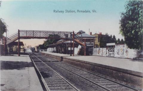 Railway Station, Armadale, 1907