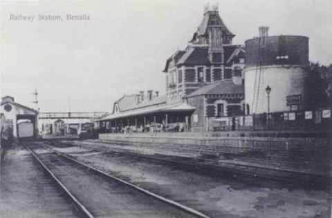 Railway Station, Benalla, 1910