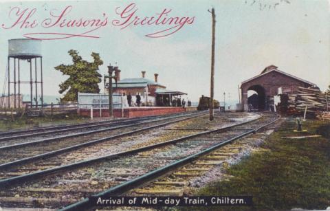 Railway Station, Chiltern, 1906