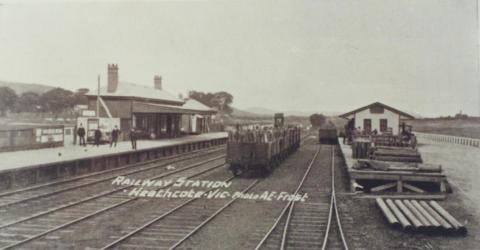 Heathcote Railway Station, 1910