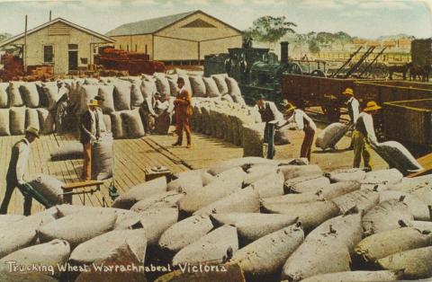 Trucking wheat, Warracknabeal