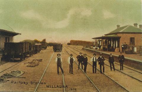 Willaura Railway Station, 1908